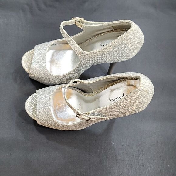 QUPID PEEP TOE HIGH HEEL STILETTOS WOMEN"S PUMP - Picture 6 of 13